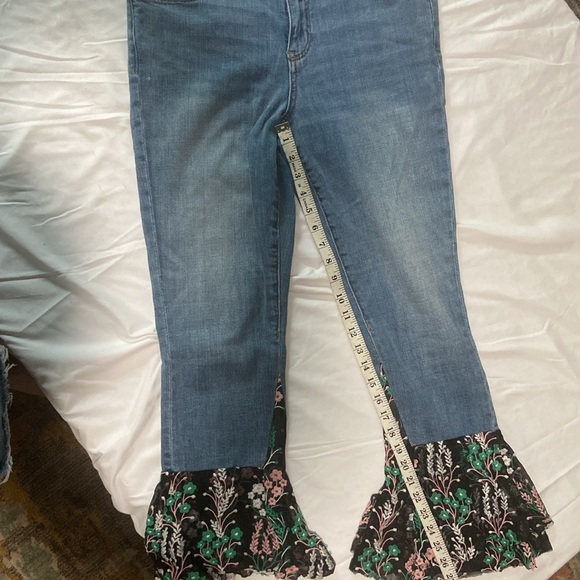 Pilcro Ankle Lace Cuff Jeans - Picture 2 of 5